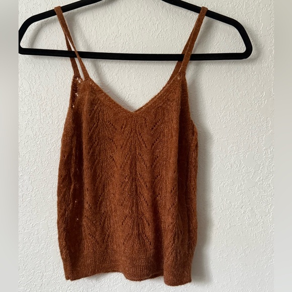 Mango Rust V-Neck Sweater/ Tank Top Set - Picture 3 of 12